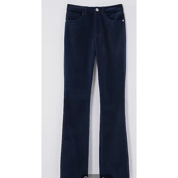 J. Jill Stretch Bootcut Corduroy Pants Black Size 12 - Picture 1 of 8